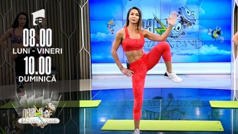 Antrenament full body, piramidal. Fitness cu Diana Stejereanu