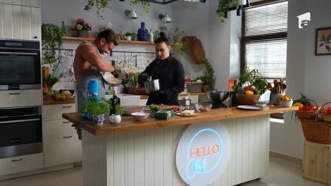 Dorian Popa prepară un tiramisu la Hello Chef