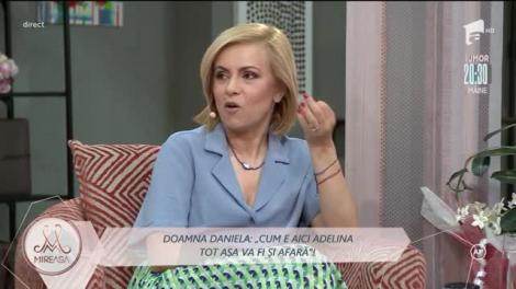 Doamna Daniela nu vrea sub nicio formă să o accepte pe Adelina în viaţa fiului ei!