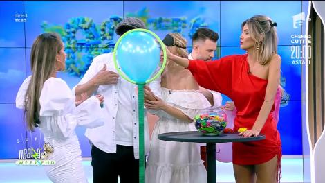 Ana Baniciu, Adda și Cătălin Rizea, la jocul cu baloane. Cine a câștigat întrecerea amuzantă