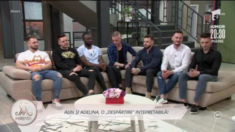 Eliminarea Adelinei, motive de interpretare pentru băieții din casa Mireasa