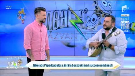 Nikolaos Papadopoulos cântă piesa Drumurile noastre, la Neatza cu Răzvan și Dani