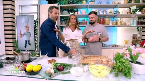 Nicolai Tand și Cătălin Rizea fac echipă la Neatza de Weekend. Ce au gătit