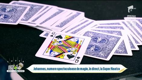 Johannes, numere spectaculoase de magie la Super Neatza