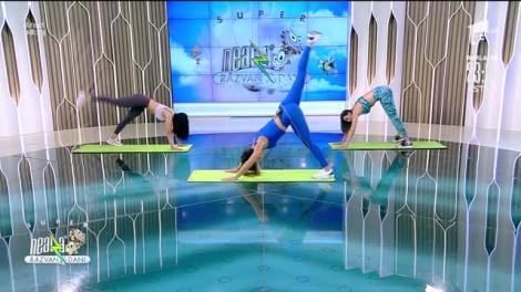 Antrenamentul Animal Flow. Fitness cu Diana Stejereanu