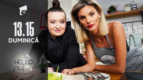 Sos Caesar delicios. Ramona Olaru și chef Roxana Blenche gătesc la Hello Chef