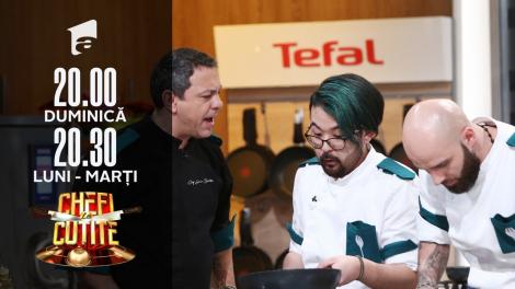 Tensiune maximă în bucătăria Chefi la cuțite. Chef Bontea: Ce dor, ce chin, ce jale!