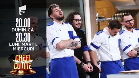 Emoțiile dau în clocot pentru cei nouă concurenți semifinaliști de la Chefi la cuțite Sezonul 9