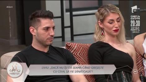 Liviu și Maria, o nouă situație tensionat. Ce a răspuns concurentul când a fost întrebat dacă mai este într-o relație