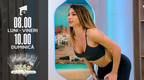 Antrenament pentru partea superioară a corpului. Fitness cu Diana Stejereanu