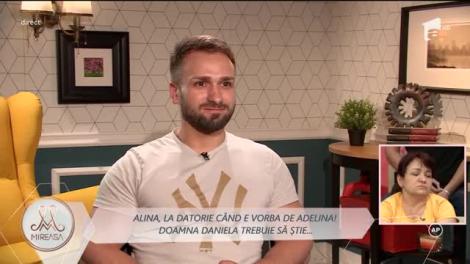 Alin îndemnat să nu se mai gândească la Adelina!