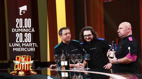 Chefii au degustat preparatele semifinaiştilor! Chef Florin Dumitrescu: "Sunt cazuri în care cea mai bună farfurie nu ia 15 puncte"