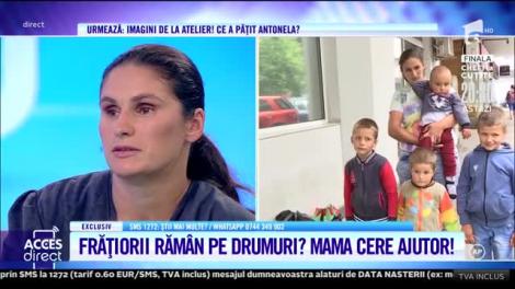O mamă cu patru copii au străbătut 400 de kilometrii să scape de chinuri!