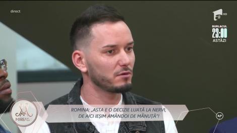Ionuț și Romina, un prim obstacol în casa Mireasa! Concurentul a vrut să părăsească competiția