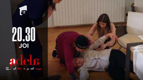 Adela, episodul 46. Mitu Achim cade inconştient în momentul în care vrea să le spună adevărul Adelei şi lui Mihai