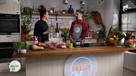 Roxana Blenche şi Cosmin Natanticu gătesc împreună la Hello Chef