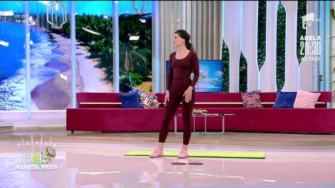 Cum să fii mereu în formă! Exerciții pentru brațe, coapse și abdomen cu Iuliana Dabija