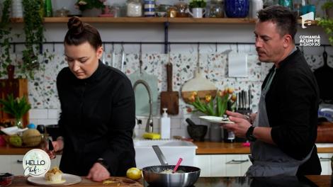 Roxana Blenche îl invită pe Răzvan Fodor în bucătăria Hello Chef