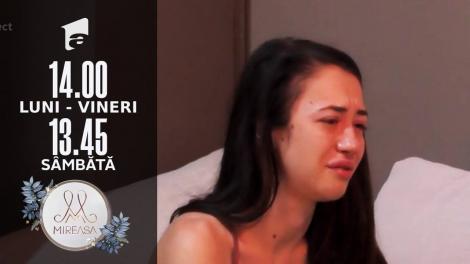 Adelina, cu ochii în lacrimi! Mai are o zi în Casa ”Mireasa”!