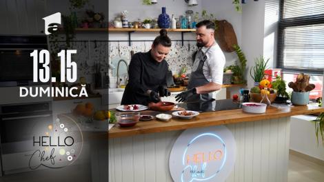 Roxana Blenche și Cătălin Rizea fac Lava Cake la Hello Chef