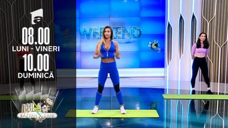 Antrenament inspirat din mișcările animalelor. Fitness cu Diana Stejereanu