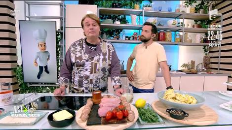 Escalop de pui cu sos de vin, rețeta lui Vlăduț de la Neatza cu Răzvan și Dani