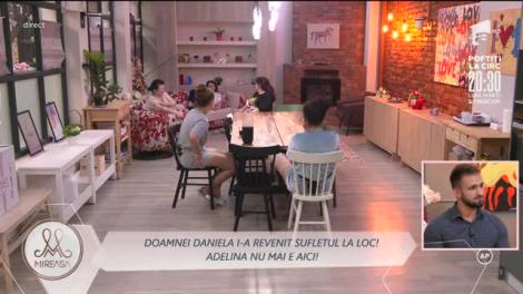 Doamnei Daniela i-a revenit sufletul la loc! Adelina a părăsit casa Mireasa