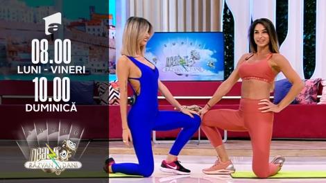 Exerciții pentru spate. Fitness cu Diana Stejereanu