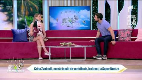 Vlăduț Dracula, la Neatza. Crina Zvobodă, super show de ventrilocie