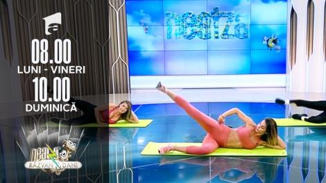 Fitness cu Diana Stejereanu la Neatza! O nouă sesiune de antrenament full body