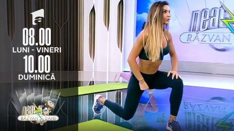 Antrenament pentru tot corpul. Fitness cu Diana Stejereanu