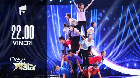 Next Star - Sezonul 10:  Școala Gimnazială Recea – moment de acrobație