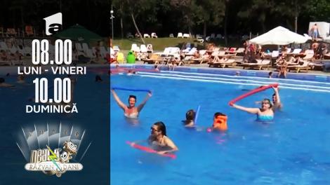 Neatza de Weekend, 11 iulie 2021. Ședință de aqua gym, la piscina din cartier