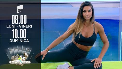 Neatza de Weekend, 18 iulie 2021. Fitness cu Diana Stejereanu - antrenament de cinci minute