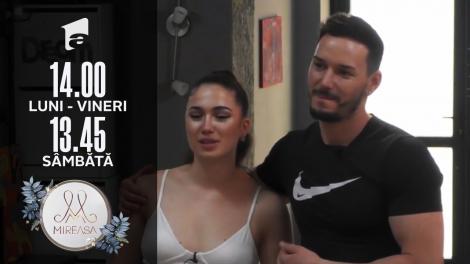 Mireasa Sezonul 3, 19 iulie 2021. Ionuț și Romina au fost eliminați, dar măcar au plecat împreună!