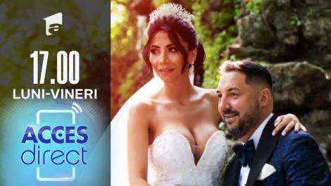 Acces Direct, 20 iulie 2021. Cântăreţul Laurenţiu Crăciun s-a căsătorit cu aleasa inimii sale
