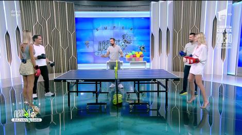 Super Neatza, 27 iulie 2021. Provocarea ”Box-pong”. Iată cine a câștigat jocul de ping-pong cu mănuși de box!