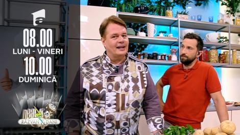 Super Neatza, 29 iulie 2021. Cartofi copți cu mujdei magic, rețeta lui Vlăduț