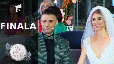 Finala Mireasa sezonul 3, 1 august 2021. Liviu şi Maria, o iubire compusă din multe situaţii paradoxale! Povestea cupului