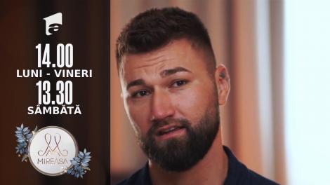 Gala Mireasa sezonul 4, 28 august 2021. Marius, un concurent cu un trecut amoros tumultos