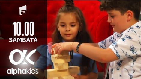 Alpha Kids, ediția 9, 28 august 2021. Rareş şi Brianna, în Camera Secretă! Ce au fost puşi să facă?