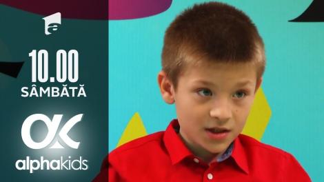 Alpha Kids, ediția 9, 28 august 2021. Animalele pot iubi? Cum au răspuns copiii?