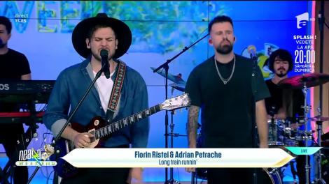 Neatza de Weekend, 29 august 2021. Florin Ristei şi Adrian Petrache cântă LIVE piesa "Long train runnin"
