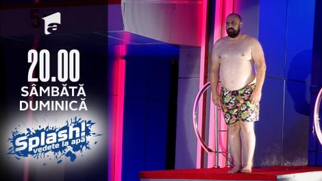 Splash! Vedete la apă, 29 august 2021. Gabriel Toader a fost împins de la 3 metri