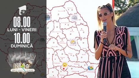 Super Neatza, 30 august 2021. Meteo cu Ramona Olaru: Vreme instabilă și rece