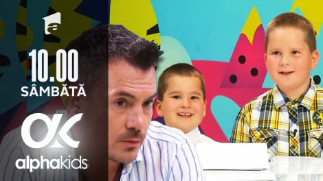 Alpha Kids, ediția 10, 4 septembrie 2021. Schimb de roluri! Copiii devin prezentatori