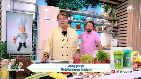 Super Neatza, 6 septembrie 2021, rețeta lui Vladuț: Medalion de porc îmbujorat