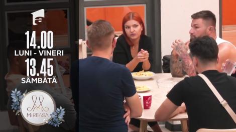 Mireasa Sezonul 4, 7 septembrie 2021. Ion, mic dejun în casa fetelor. Cu cine a stat mai mult la discuții
