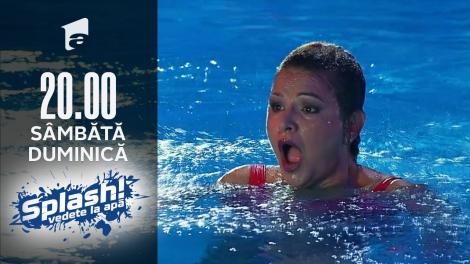 Splash! Vedete la apă, 11 septembrie 2021. Maria Buză, săritură de la 3 metri: Lumea de sus, de la platforma se vede foarte rău!