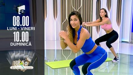 Super Neatza, 12 septembrie 2021. Fitness cu Diana Stejereanu: Exerciții în slow motion